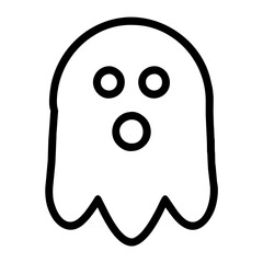 ghost icon outline
