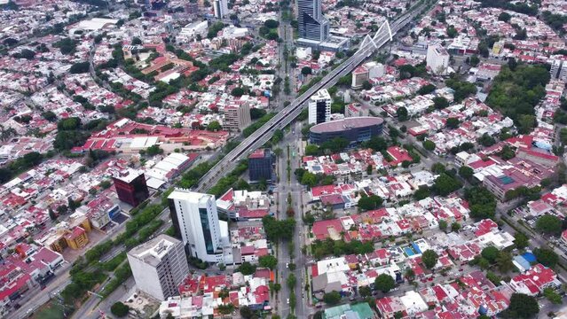 Intersection of two major avenues in Zapopan, Jalisco, Mexico.