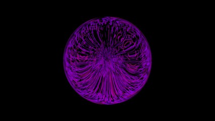 Violet Fireworks Sparks Bubble Texture Motion Graphics. Abstract DJ Event Digital Technology Animation. VJ Loop Visuals Video Background for Event. - Powered by Adobe