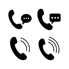 Call icon vector. phone icon vector