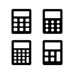 Calculator icon vector. math icon. finances sign