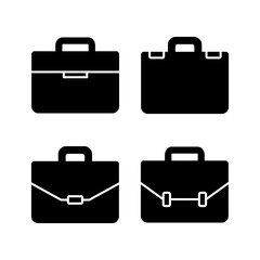 Briefcase icon vector. Portfolio vector icon. suitcase icon