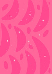 Fototapeta na wymiar Cute pink background. Vector illustration