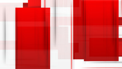 Geometric elements red color abstract background.