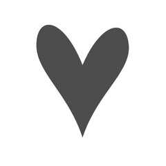 Doodle Heart Sketch Vector illustration