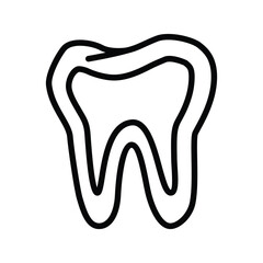 Tooth dental dentistry vector icon