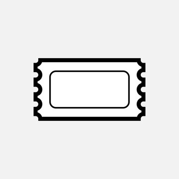 Ticket Icon. Entry Sign, Coupon. Pass, Permit. Entry Permissions, Access Symbols – Vector