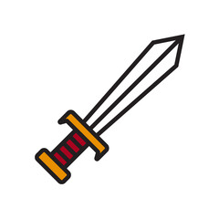 a sword cartoon illustration © freeject.net