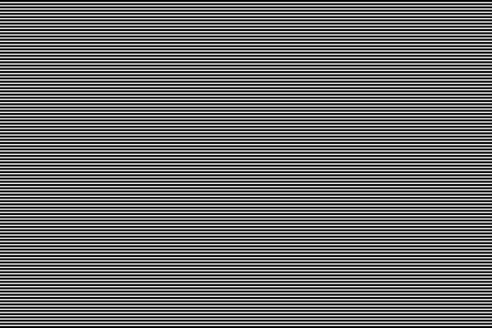 Black and white thin lines seamless pattern vector illustration. TV screen linear stripes texture background.