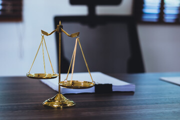 Justice and law concept. Law, legal judgement, courtroom gavel, Law contact us,