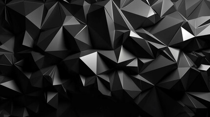 Black low poly business background. Hexagon pattern. Abstract background. design element Business - obrazy, fototapety, plakaty