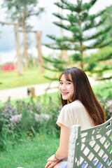 Naklejka premium Nature girl