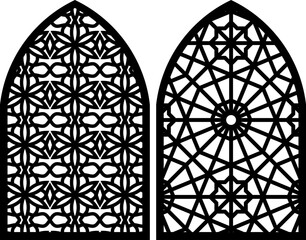 Simple Vector Pattern for Laser Cutting, Decoration, and Ornament. Metal design, wood carving, vector
