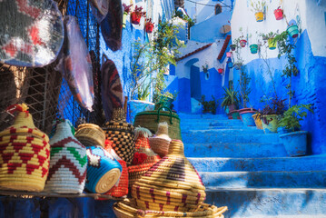 La città blu di chefchaouen, Marocco