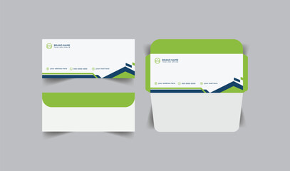 vector modern stylish envelope template design
