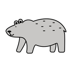 illustration polar bear 