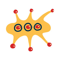 microscopic creature in the form of a fantasy illustration