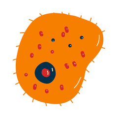 microscopic creature in the form of a fantasy illustration