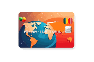 Credit card. Vector illustration design.