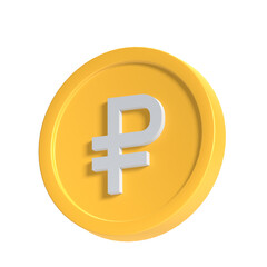 ruble 3D Illustration Icon Pack Element