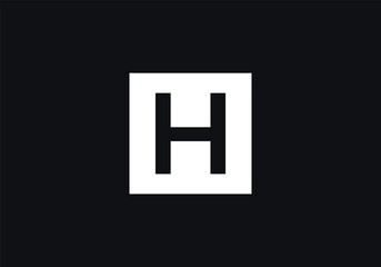 Square letter logo design, Letter box symbol vector. iconic letter logo. square letter symbol. lettering monogram