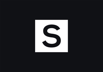 Square letter logo design, Letter box symbol vector. iconic letter logo. square letter symbol. lettering monogram