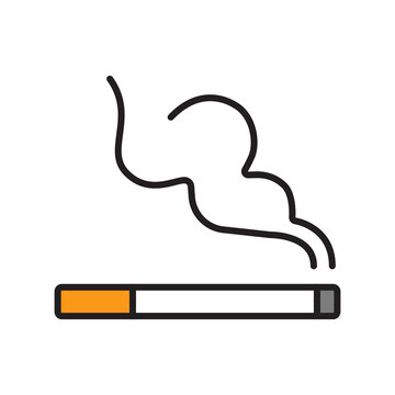illustration of cigarette smoke