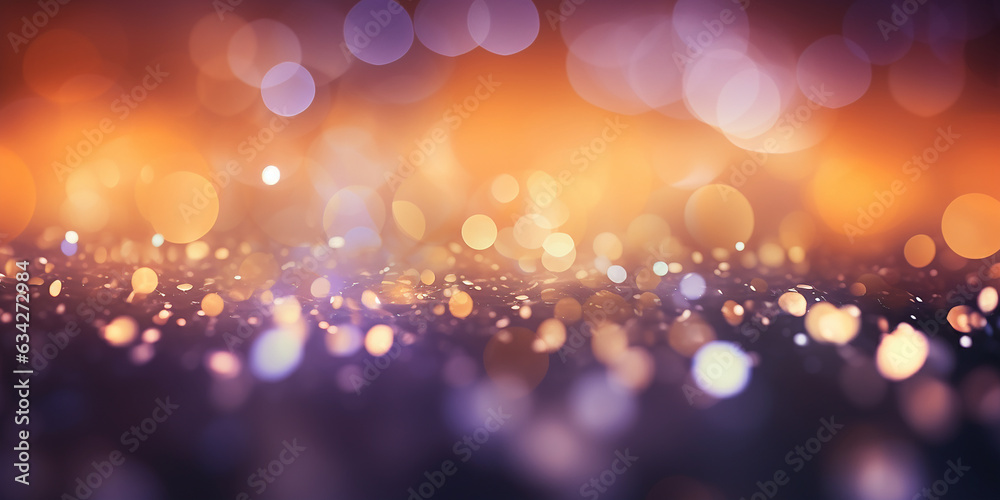 Wall mural generate a bokeh texture background with blurred lights and a dreamy atmosphere.