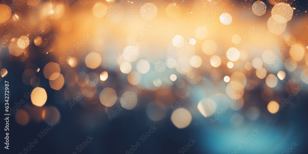 Wall mural generate a bokeh texture background with blurred lights and a dreamy atmosphere.