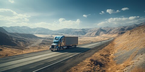 Easily transport semi-trailers through a vast terrain.