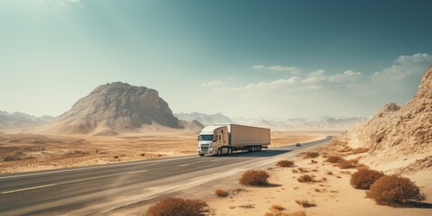 Easily transport semi-trailers through a vast terrain.