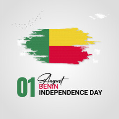 Fototapeta premium Benin Independence day Design
