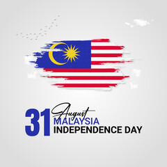 Obraz na płótnie Canvas Malaysia Independence day Design