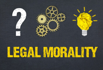 Obraz premium Legal Morality 