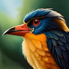 Fototapeta premium yellow billed toucan