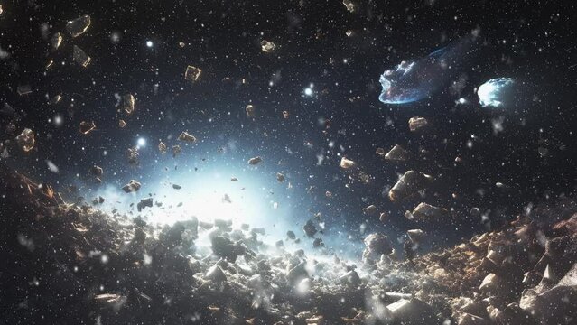 Debris, debris in space.