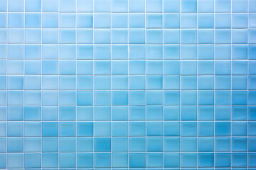 Blue tile wall chequered background bathroom floor texture - Powered by Adobe