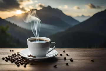 Foto op Plexiglas cup of coffee © mayo