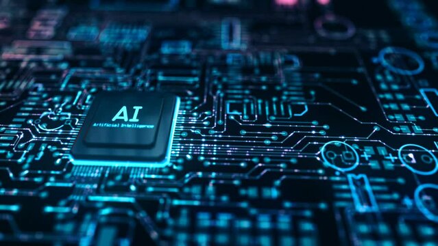 Artificial intelligence chip processing data