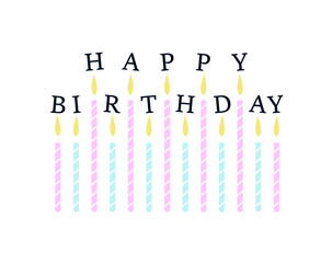 Happy Birthday greeting card