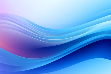 Fototapeta premium Light blue flowy background with a wave.