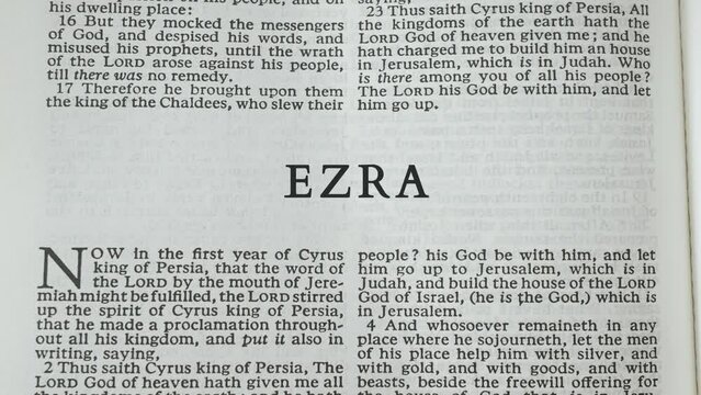 Ezra Chapters Of Old Testament