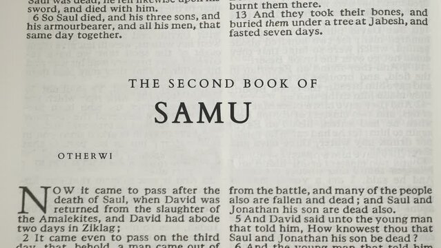 The Second Book Of Samuel