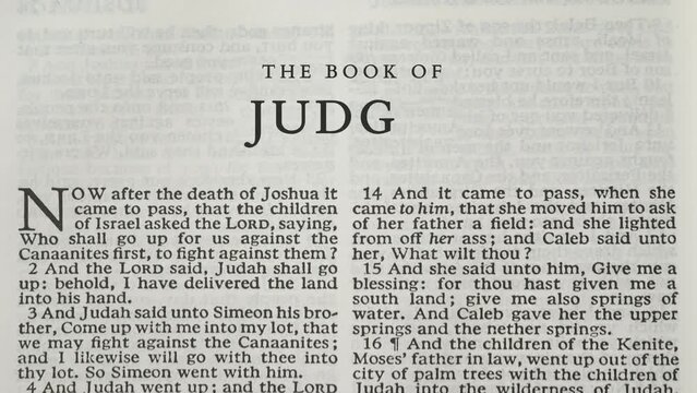 The Book Of Judges Chapters