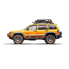 SUV Sport Utility Vehicle , Isolated On Transparent, PNG, HD