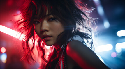 girl dancing in the nightclub