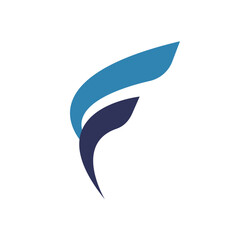 Letter F vector Logo Template illustration design