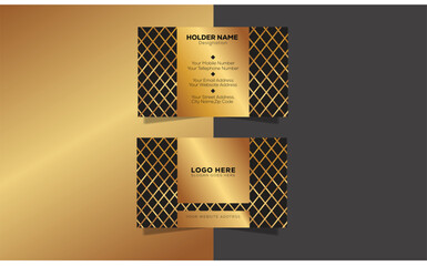 Simple Professional Business card design for personal and company identity.