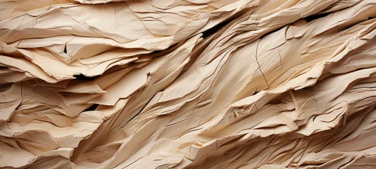 Foto op Plexiglas abstract texture with natural materials, beige and brown colors.generative ai © LomaPari2021