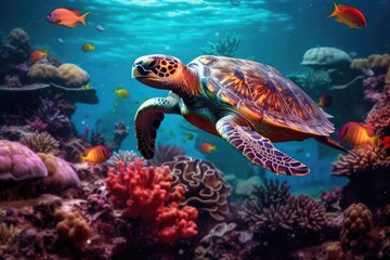 Obraz premium Colorful Underwater World